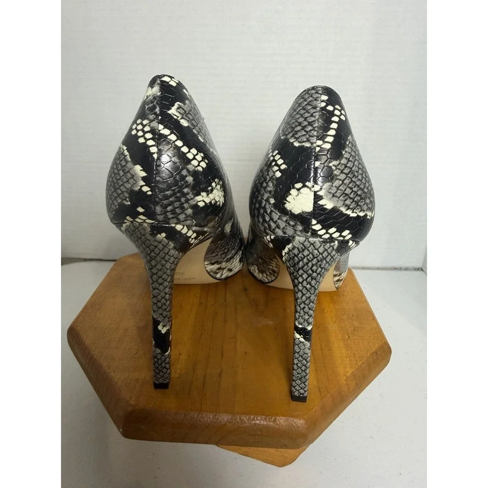 Nine West Tatiana Snakeskin Print Pointed Toe Pumps Women's 9.5M Read